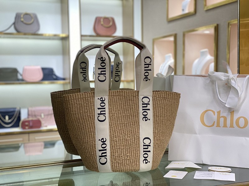 Chloe Large Woody Basket bag
